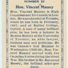 Hon. Vincent Massey.