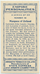 Marquess of Zetland.