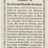 Sir Edward Brandis Denham.