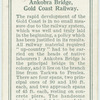 Ankobra Bridge, Gold Coast Railway.