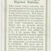 By the River Niger, Nigerian Railway.