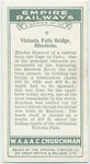Victoria Falls Bridge, Rhodesia.