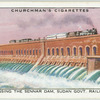 Crossing the Sennar Dam, Sudan Govt. Railways.