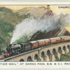 The "Frontier Mail" at Darah Pass, B.B. & C.I. [Bombay, Baroda, and Central India] Railway, India.