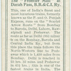 The "Frontier Mail" at Darah Pass, B.B. & C.I. [Bombay, Baroda, and Central India] Railway, India.