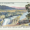 St. Clair Falls, Ceylon Govt. Railways.