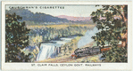 St. Clair Falls, Ceylon Govt. Railways.