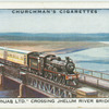 The "Punjab Ltd." crossing Jhelum River Bridge, North-Western Ry., India.