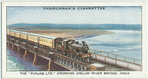 The "Punjab Ltd." crossing Jhelum River Bridge, North-Western Ry., India.