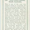 The "Inter-State Express," South Australia.
