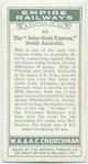 The "Inter-State Express," South Australia.
