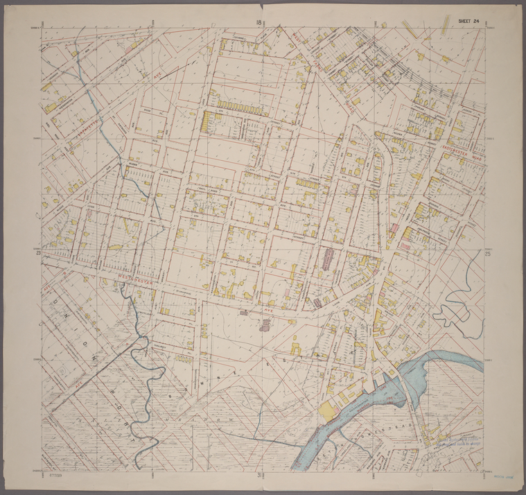 Sheet 24 Grid 20000E 24000E, 1000S 5000S. [Includes Westchester