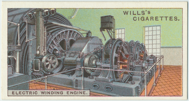 Electric winding engine, Yorkshire. - NYPL Digital Collections