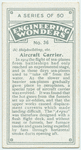 Aircraft carrier.