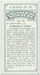 Framing a liner.