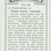 Train ferry, Canada.