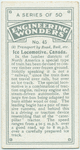Ice locomotive, Canada.
