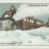 Rotary snow-plough, Canada.