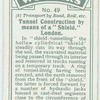 Tunnel construction by means of a "shield," London.