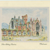 The abbey ruins, Melrose.