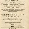 Athanasii Kircheri ...Oedipvs aegyptiacvs, ... Tomus I. [Title page, vol. I]