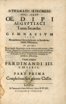 Athanasii Kircheri ...Oedipvs aegyptiacvs, ... Tomus secundus, pars prima. [Title page, vol. 2, part 1]