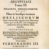 Athanasii Kircheri ...Oedipvs aegyptiacvs, ... Tomus III. [Title page, vol. 3]