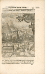 A. Memphis moderne, quae Cayrus, B. rudera antiquae Memphis sue Babylonis, C. Nilus ab Austro in Aquilonem praeterfluens, D. lapis caelatus, operaculum putei, E. ostium per quod descenditur in camerata cubicula, F. Arca lapidea hieroglyphicis signata, custos alterius lignea G, quae visenda exponitur vna cum simulachro stante, & tutelaribus Numinibus.