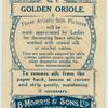 Golden Oriole.