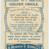 Golden Oriole.