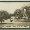 Blackburn: the Park Fountain.
