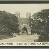 Bradford. Lister Park gateway.
