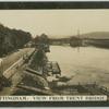 Nottingham: view from Trent Bridge.