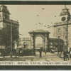 Devonport: Royal Naval Dockyard Gate.