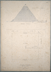Second Pyramid. Section and plan.