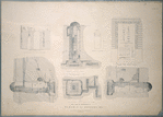 Pyramids of Saccara: No. 3. Sections of apartments &c.