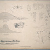 Pyramids of Dashoor: map, views, sections of northern and southern brick pyramids, and hieroglyphics
