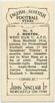 J. Morton, West Ham U[nited] A.F.C.