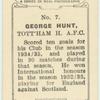 George Hunt, Tott[ing]ham H[otspurs] A.F.C.
