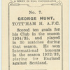 George Hunt, Tott[ing]ham H[otspurs] A.F.C.
