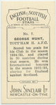 George Hunt, Tott[ing]ham H[otspurs] A.F.C.