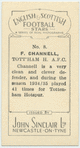 F. Channell, Tott[ing]ham H[otspurs] A.F.C.