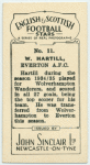 W. Hartill, Everton A.F.C.