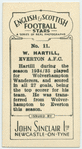 W. Hartill, Everton A.F.C.