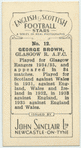 George Brown, Glasgow R[angers] A.F.C.