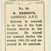 H. Roberts, Arsenal A.F.C.