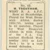 H. Trentham, West B[romwich] A[lbion] A.F.C.