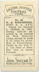 W.G. Richardson, West B[romwich] A[lbion] A.F.C.