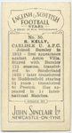 R. Kelly, Carlisle U[nited] A.F.C.