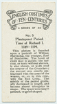 Plantagenet period. Time of Richard I. 1189-1199.